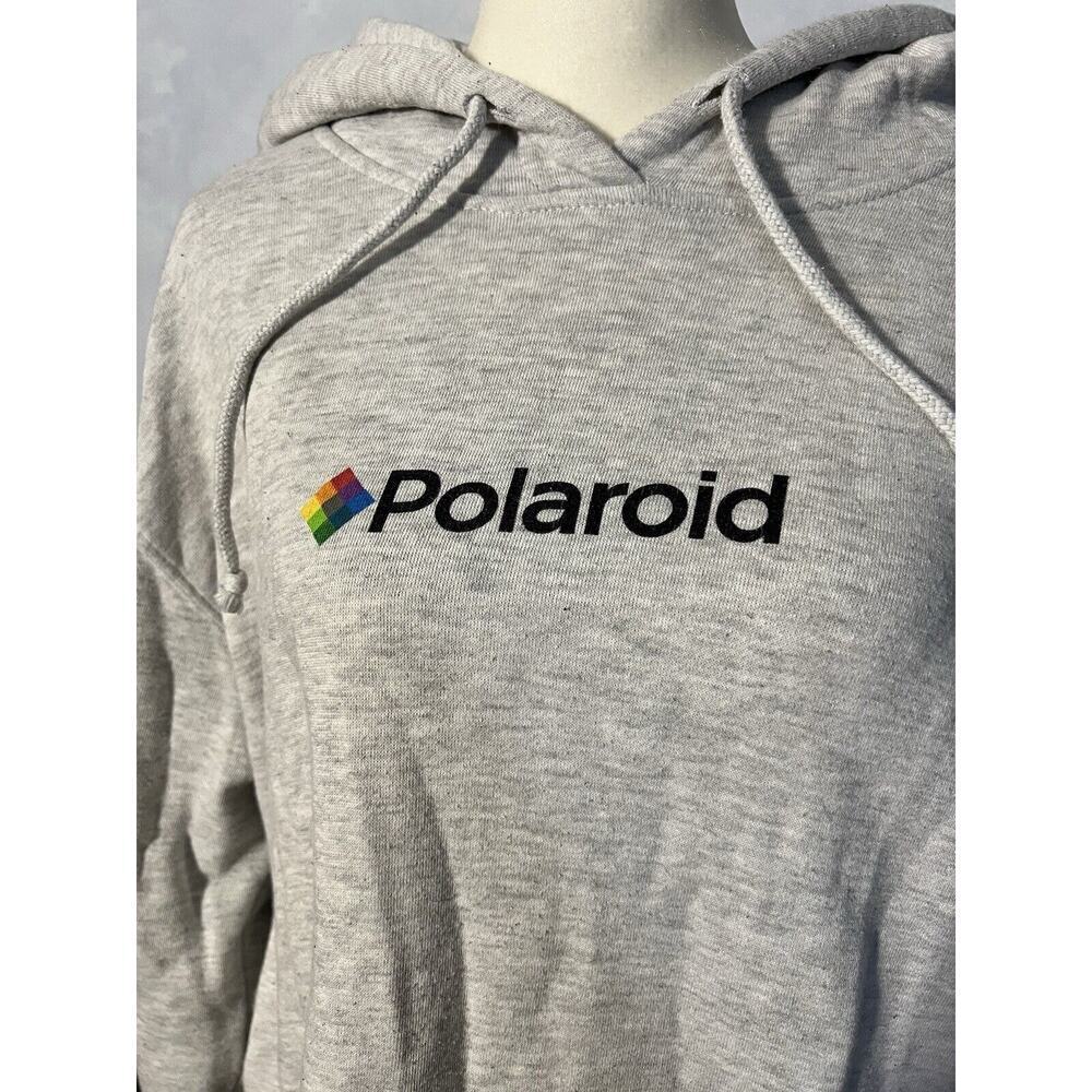 Polaroid Gray Hoodie Unisex Adult Sz Medium - Picture 4 of 9